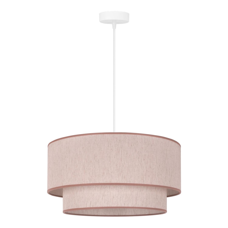 Duolla - Lustr na lanku BOHO 1xE27/40W/230V pr. 45 cm béžová