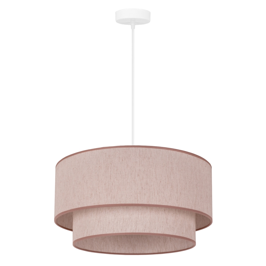Duolla - Lustr na lanku BOHO 1xE27/40W/230V pr. 45 cm béžová