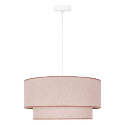 Duolla - Lustr na lanku BOHO 1xE27/40W/230V pr. 45 cm béžová