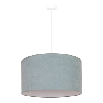 Duolla - Lustr na lanku BRISTOL 1xE27/15W/230V pr. 45 cm zelená/bílá