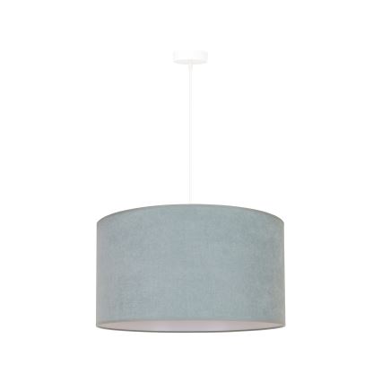 Duolla - Lustr na lanku BRISTOL 1xE27/15W/230V pr. 45 cm zelená/bílá