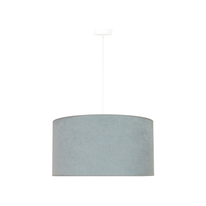 Duolla - Lustr na lanku BRISTOL 1xE27/15W/230V pr. 45 cm zelená/bílá