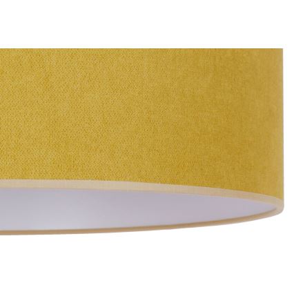 Duolla - Lustr na lanku BRISTOL 1xE27/15W/230V pr. 45 cm žlutá/bílá
