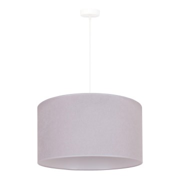 Duolla - Lustr na lanku BRISTOL 1xE27/40W/230V pr. 45 cm šedá
