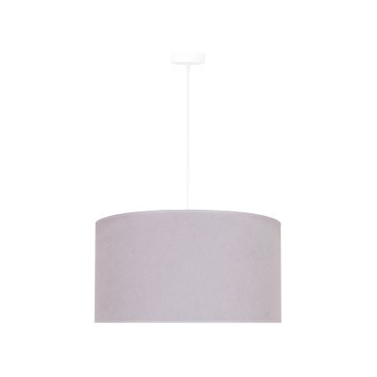 Duolla - Lustr na lanku BRISTOL 1xE27/40W/230V pr. 45 cm šedá