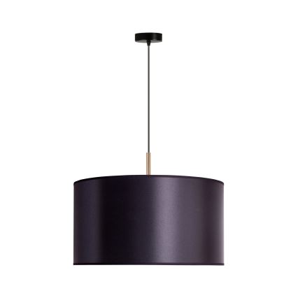 Duolla - Lustr na lanku CANNES 1xE27/15W/230V pr. 45 cm černá/měděná