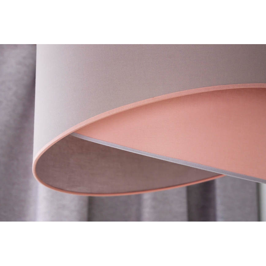 Duolla - Lustr na lanku CELLO 1xE27/40W/230V pr. 45 cm růžová
