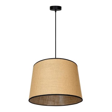 Duolla - Lustr na lanku CONE 1xE27/15W/230V pr. 40 cm hnědá/černá