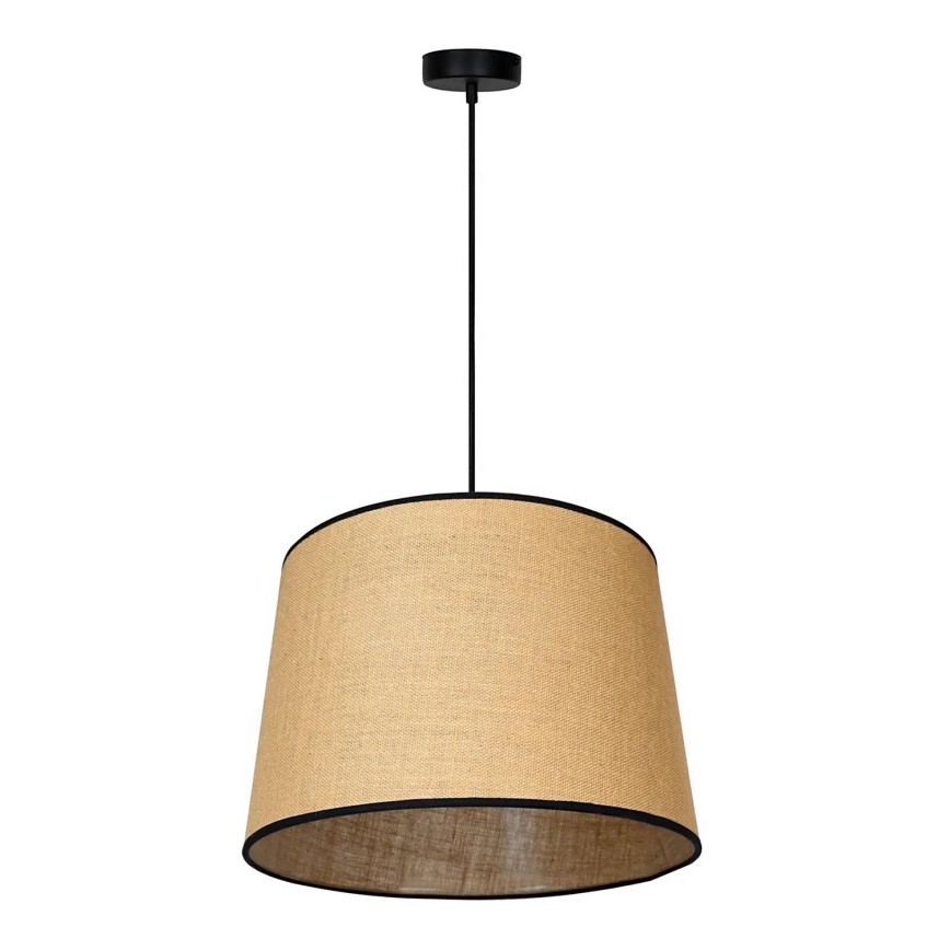 Duolla - Lustr na lanku CONE 1xE27/15W/230V pr. 40 cm hnědá/černá
