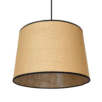 Duolla - Lustr na lanku CONE 1xE27/15W/230V pr. 40 cm hnědá/černá