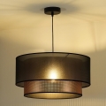 Duolla - Lustr na lanku COPPER SHINY 1xE27/15W/230V pr. 45 cm hnědá/měděná