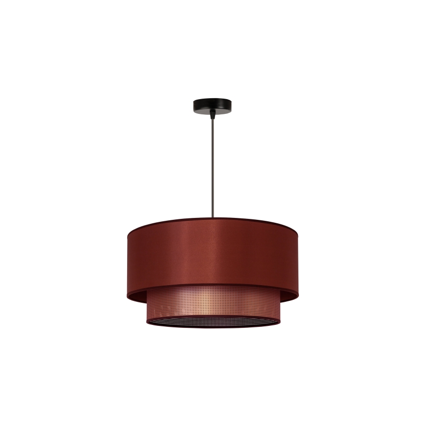 Duolla - Lustr na lanku COPPER SHINY 1xE27/15W/230V pr. 45 cm měděná