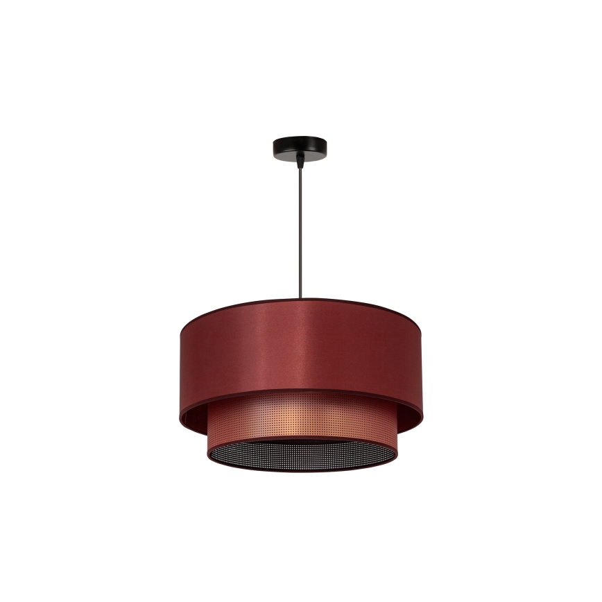 Duolla - Lustr na lanku COPPER SHINY 1xE27/15W/230V pr. 45 cm měděná