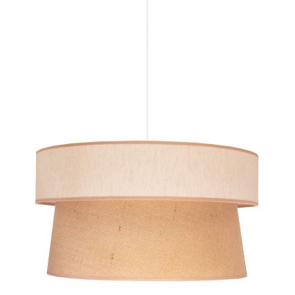 Duolla - Lustr na lanku ETNIC 1xE27/40W/230V pr. 45 cm béžová