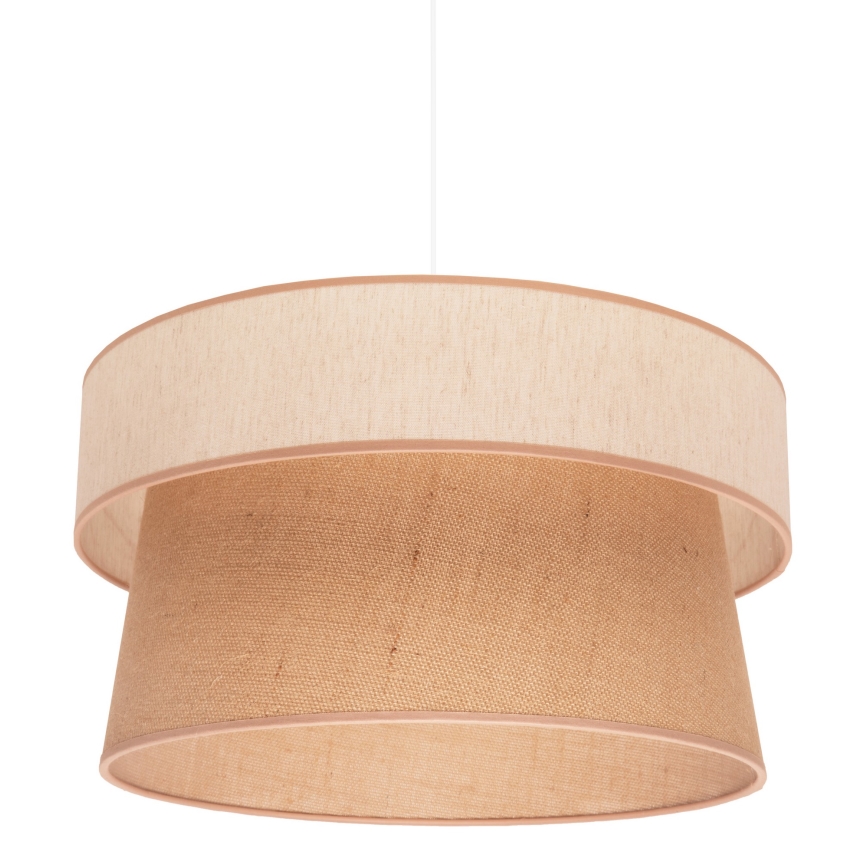 Duolla - Lustr na lanku ETNIC 1xE27/40W/230V pr. 45 cm béžová