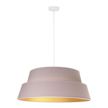 Duolla - Lustr na lanku GALAXY 1xE27/40W/230V pr. 50 cm bílá