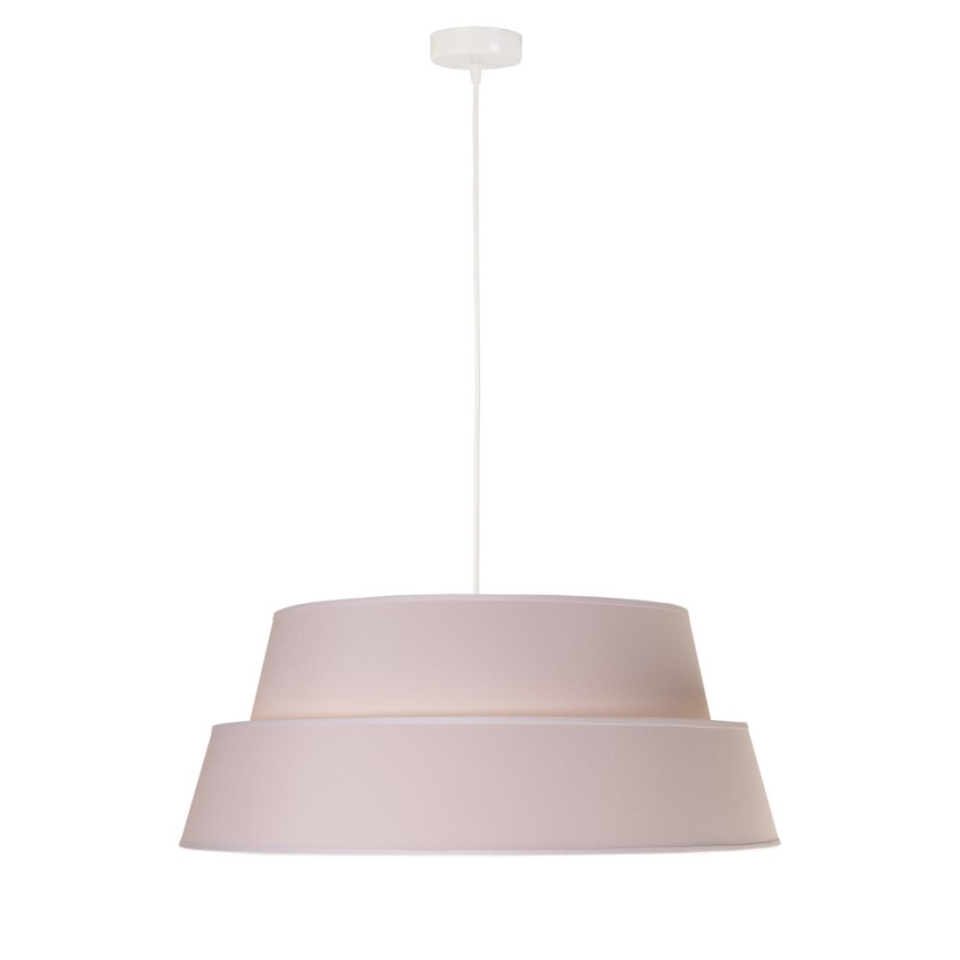 Duolla - Lustr na lanku GALAXY 1xE27/40W/230V pr. 50 cm bílá