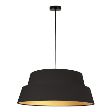 Duolla - Lustr na lanku GALAXY 1xE27/40W/230V pr. 50 cm černá