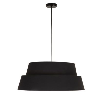 Duolla - Lustr na lanku GALAXY 1xE27/40W/230V pr. 50 cm černá