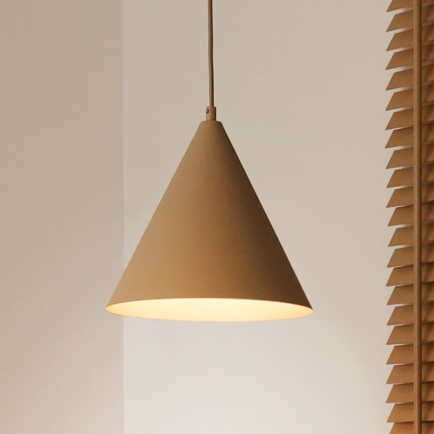 Duolla - Lustr na lanku IRONLINE 1xG9/3W/230V pr. 25 cm béžová
