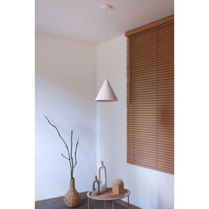 Duolla - Lustr na lanku IRONLINE 1xG9/3W/230V pr. 25 cm bílá