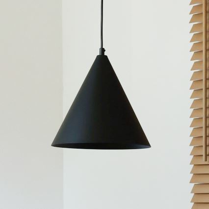 Duolla - Lustr na lanku IRONLINE 1xG9/3W/230V pr. 25 cm černá