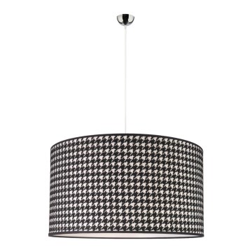 Duolla - Lustr na lanku KENT 1xE27/40W/230V pr. 45 cm černá