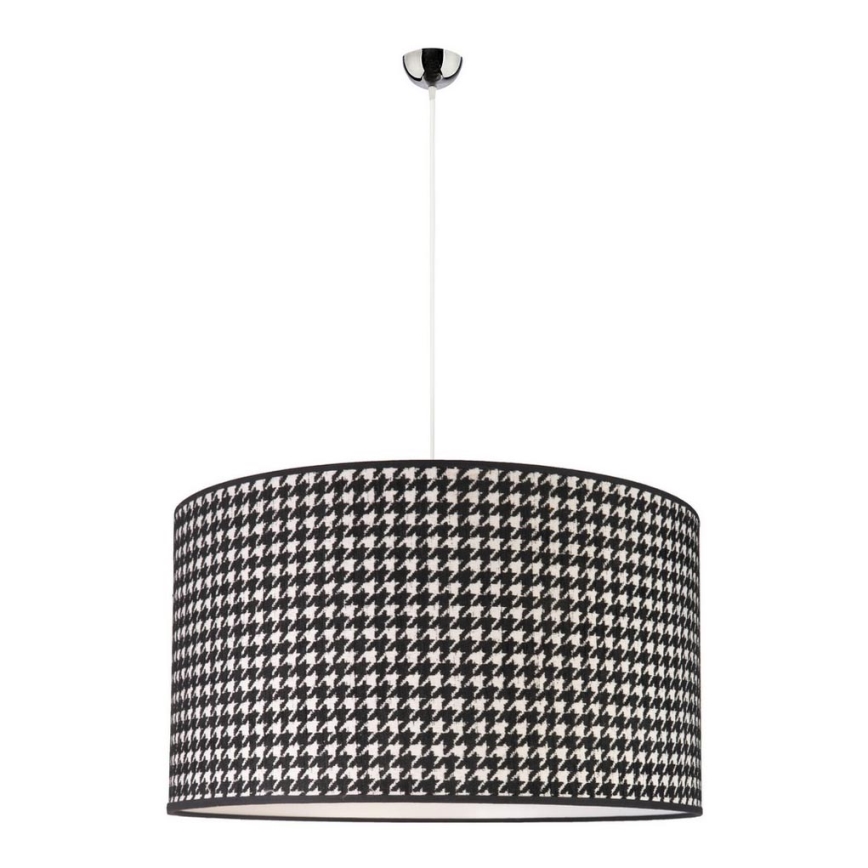 Duolla - Lustr na lanku KENT 1xE27/40W/230V pr. 45 cm černá