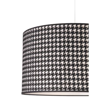 Duolla - Lustr na lanku KENT 1xE27/40W/230V pr. 45 cm černá