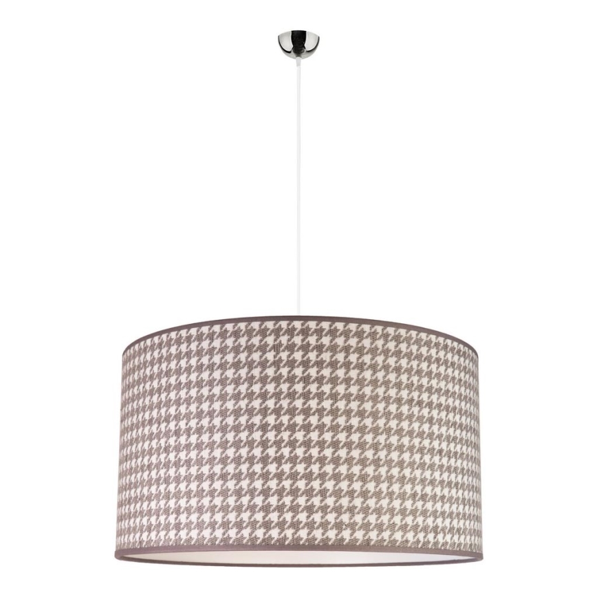 Duolla - Lustr na lanku KENT 1xE27/40W/230V pr. 45 cm šedá