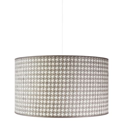 Duolla - Lustr na lanku KENT 1xE27/40W/230V pr. 45 cm šedá