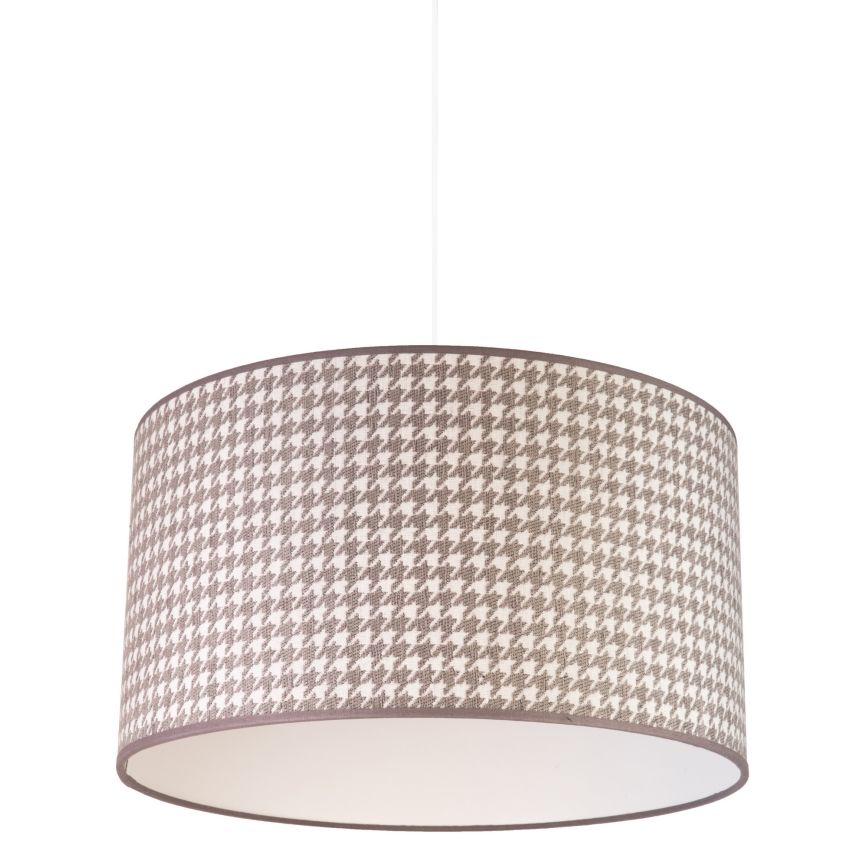 Duolla - Lustr na lanku KENT 1xE27/40W/230V pr. 45 cm šedá