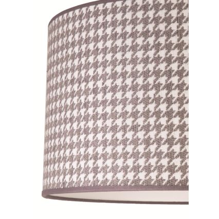 Duolla - Lustr na lanku KENT 1xE27/40W/230V pr. 45 cm šedá