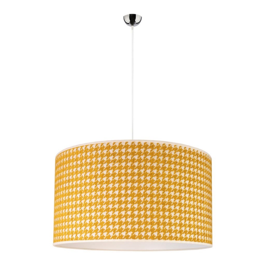 Duolla - Lustr na lanku KENT 1xE27/40W/230V pr. 45 cm žlutá