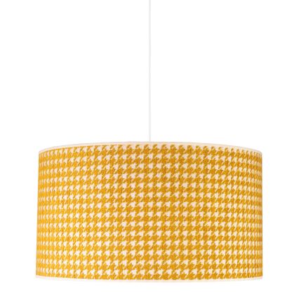 Duolla - Lustr na lanku KENT 1xE27/40W/230V pr. 45 cm žlutá