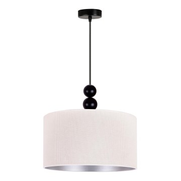 Duolla - Lustr na lanku LYON 1xE27/15W/230V pr. 40 cm krémová