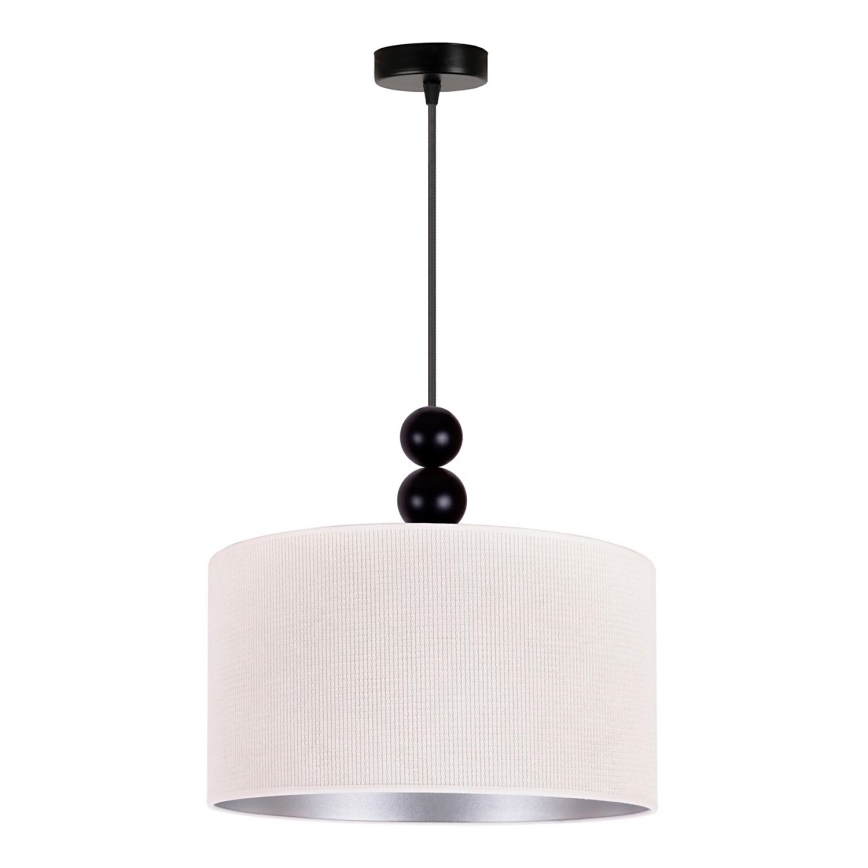 Duolla - Lustr na lanku LYON 1xE27/15W/230V pr. 40 cm krémová