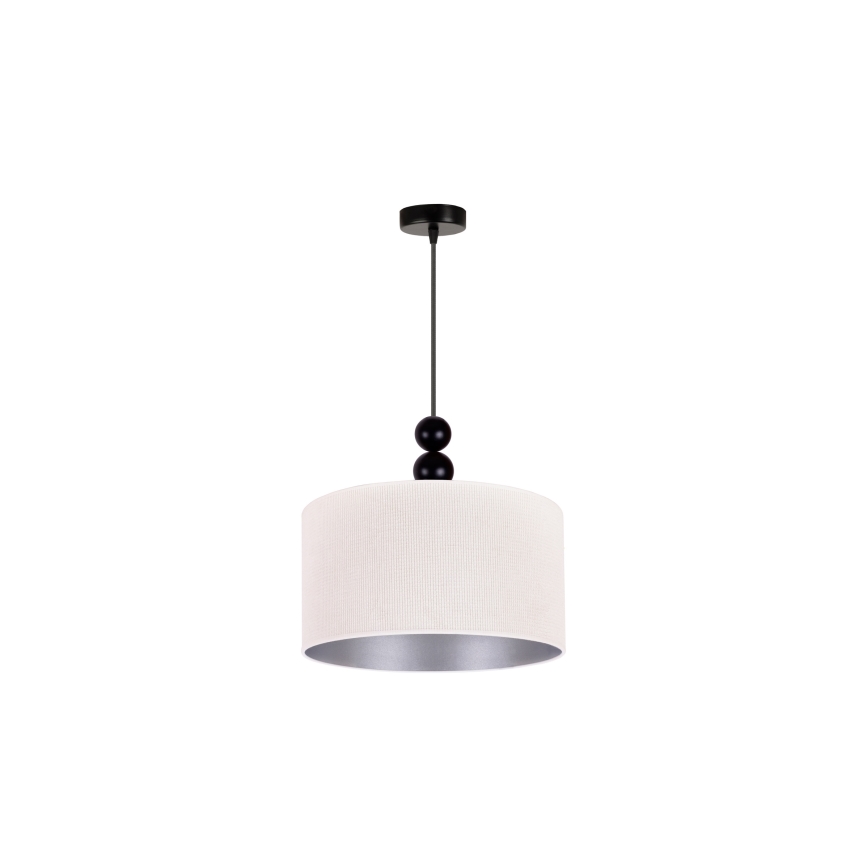 Duolla - Lustr na lanku LYON 1xE27/15W/230V pr. 40 cm krémová