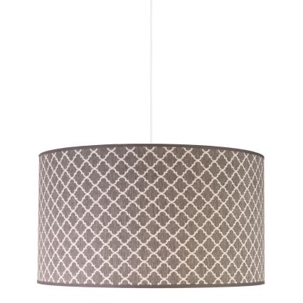Duolla - Lustr na lanku MAROKO 1xE27/40W/230V pr. 45 cm šedá
