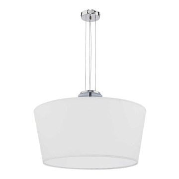 Duolla - Lustr na lanku OPERA 3xE14/40W/230V pr. 55 cm bílá