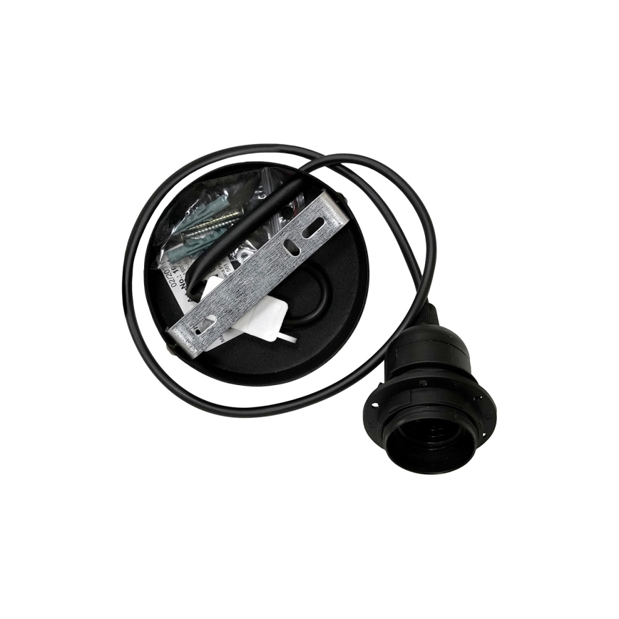 Duolla - Lustr na lanku OVAL VEGAN 1xE27/15W/230V krémová