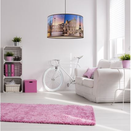 Duolla - Lustr na lanku PARIS 1xE27/15W/230V pr. 35 cm