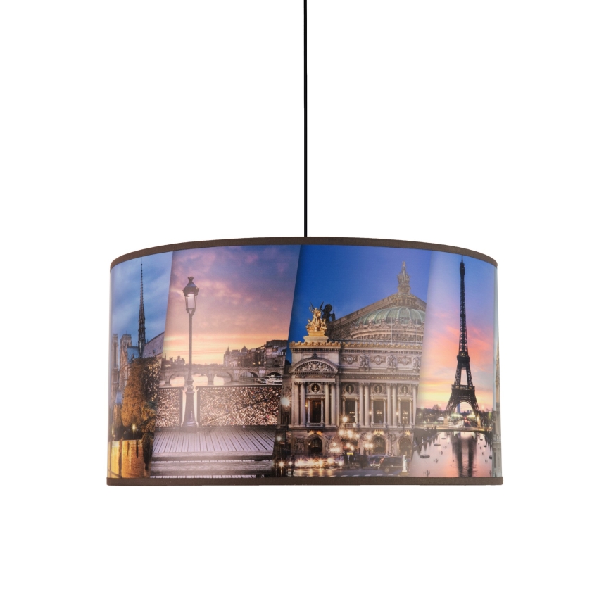 Duolla - Lustr na lanku PARIS 1xE27/15W/230V pr. 35 cm