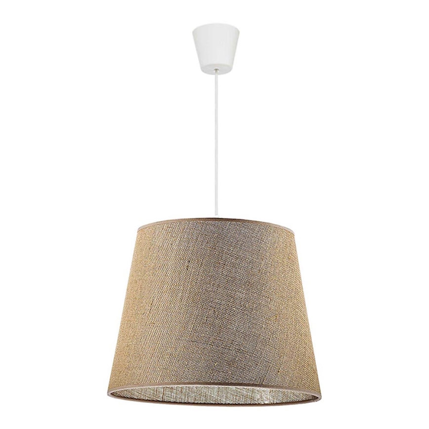 Duolla - Lustr na lanku POP 1xE27/40W/230V pr. 38 cm juta