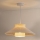 Duolla - Lustr na lanku RIO RATTAN 1xE27/15W/230V pr. 45 cm béžová/ratan