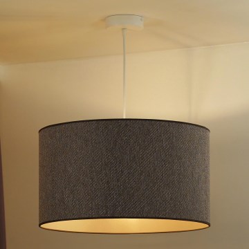Duolla - Lustr na lanku ROLLER ECO RECYCLING 1xE27/15W/230V pr. 45 cm hnědá