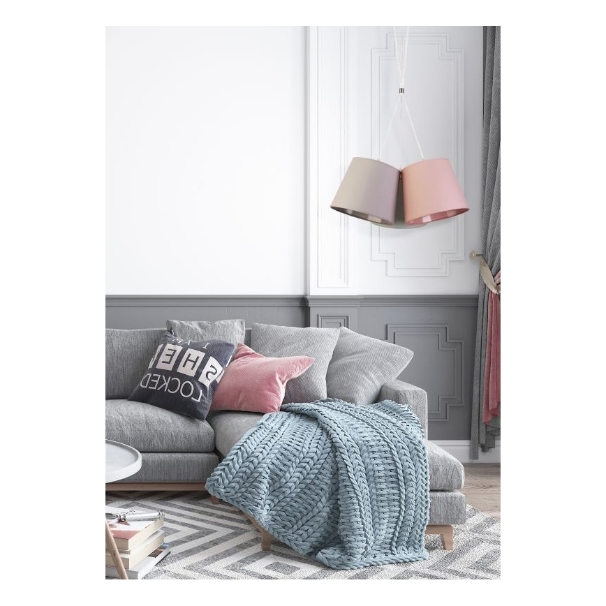 Duolla - Lustr na lanku ROSSA 3xE27/40W/230V