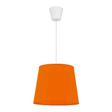 Duolla - Lustr na lanku SOLO 1xE27/40W/230V pr. 24 cm oranžová