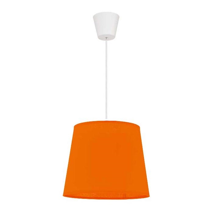 Duolla - Lustr na lanku SOLO 1xE27/40W/230V pr. 24 cm oranžová
