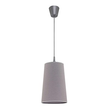 Duolla - Lustr na lanku SOUL 1xE27/40W/230V pr. 19,4 cm šedá